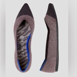 Rothy's‎ The Point in Twilight Metallic Captoe Retired Size 7 Purple Twilight